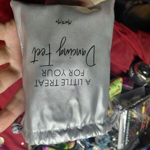 Miss to Mrs A Treat For your Dancing Feet Wedding Bride Slippers Size Medium 7 8